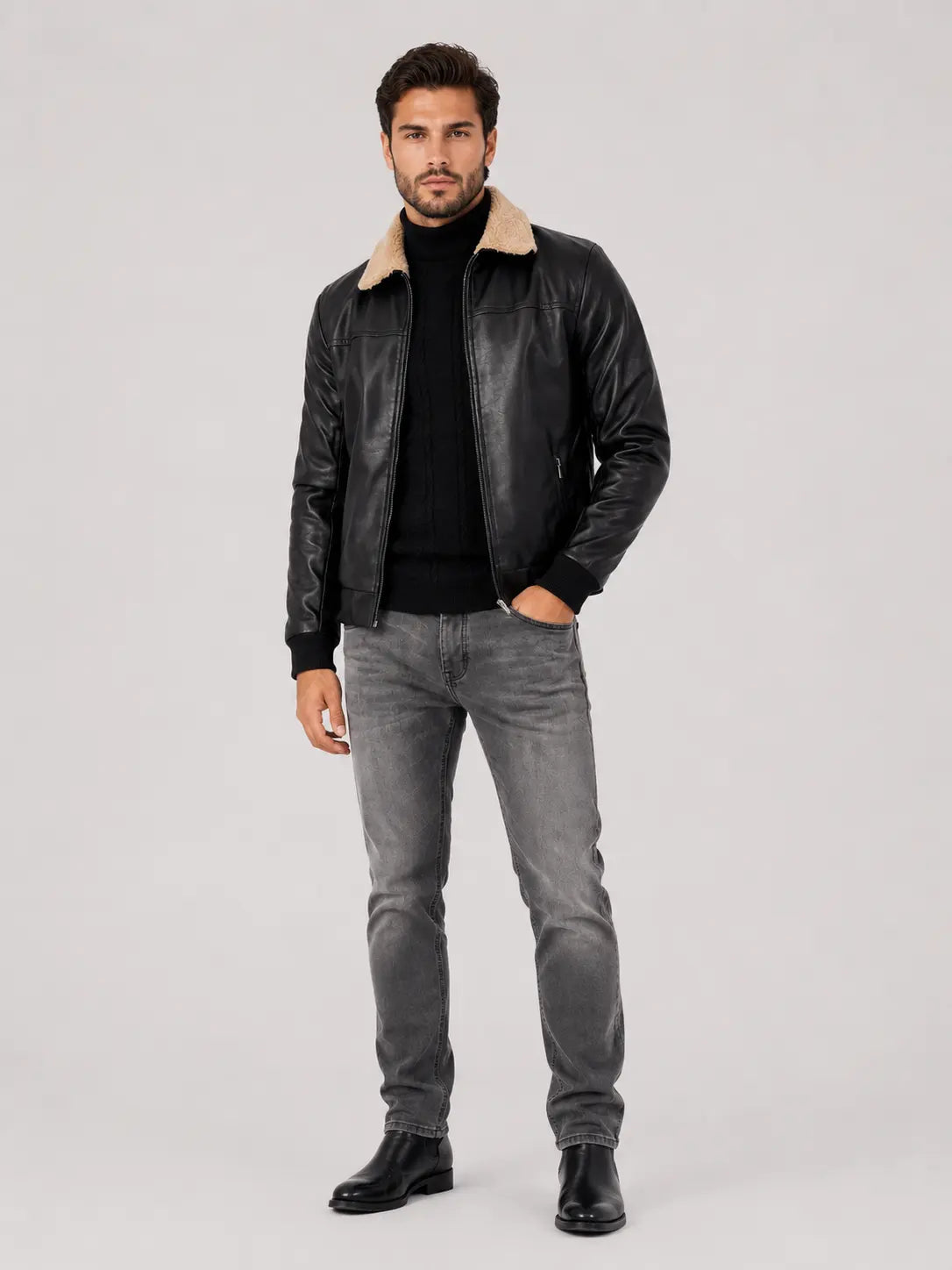 Chaqueta Cuero Milano